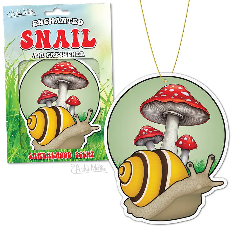 Enchanted Garden Snail Car Air Freshener