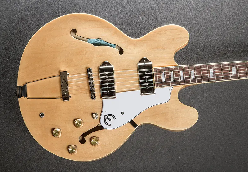 Epiphone Casino Hollow-Body Electric Guitar – Natural Finish