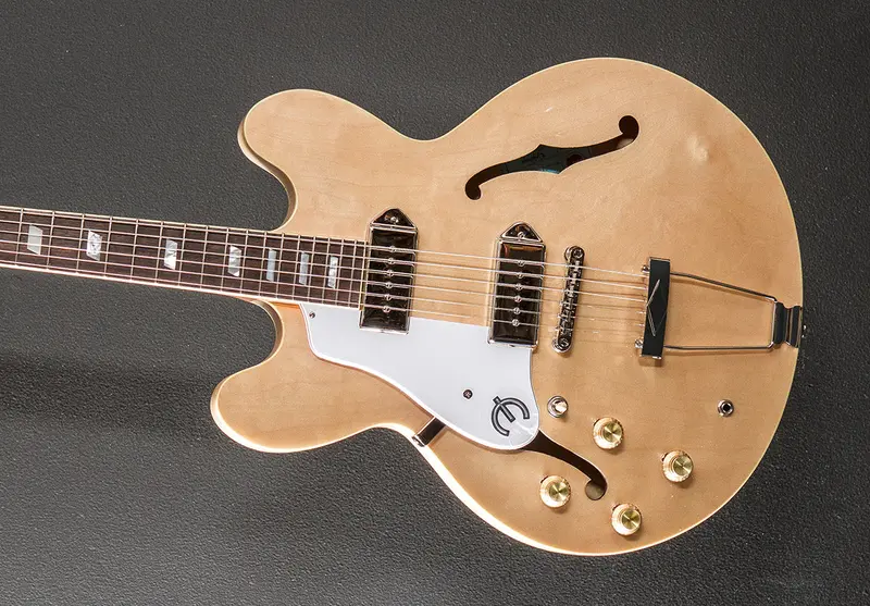 Epiphone Casino Left-Handed Acoustic-Electric – Natural Finish