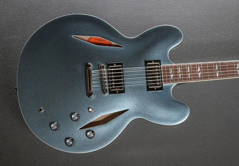 Epiphone Dave Grohl DG-335 Semi-Hollow Electric Guitar in Pelham Blue