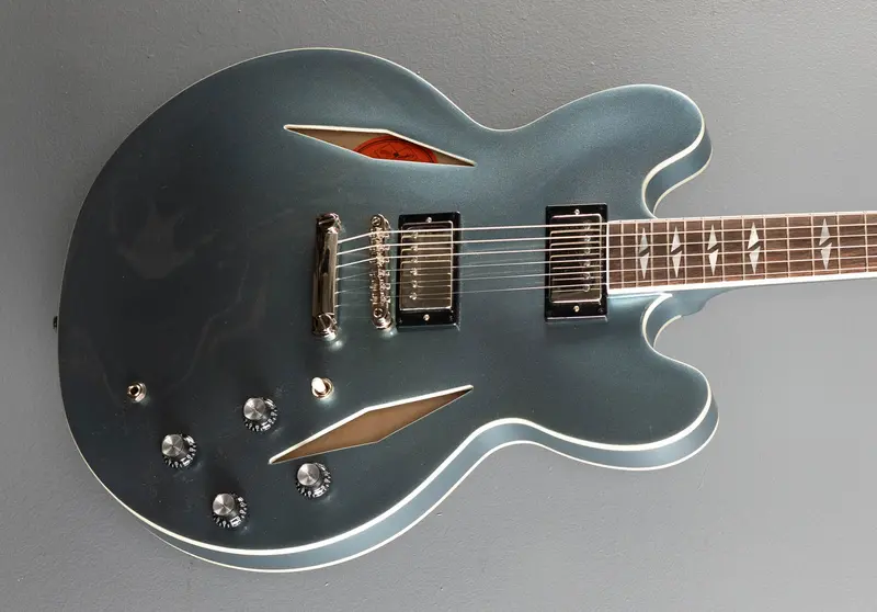 Epiphone Dave Grohl DG-335 Semi-Hollowbody Guitar in Pelham Blue – Limited Run