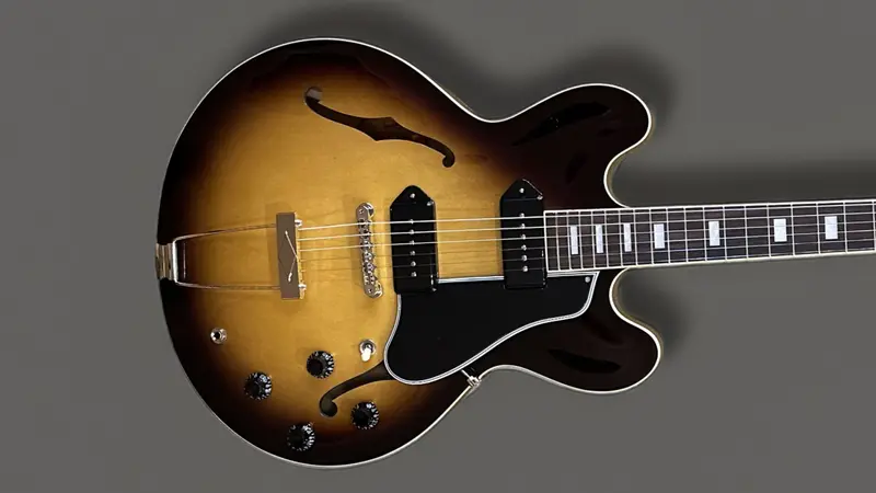 Epiphone ES-330 Electric Guitar in Tobacco Sunburst Finish