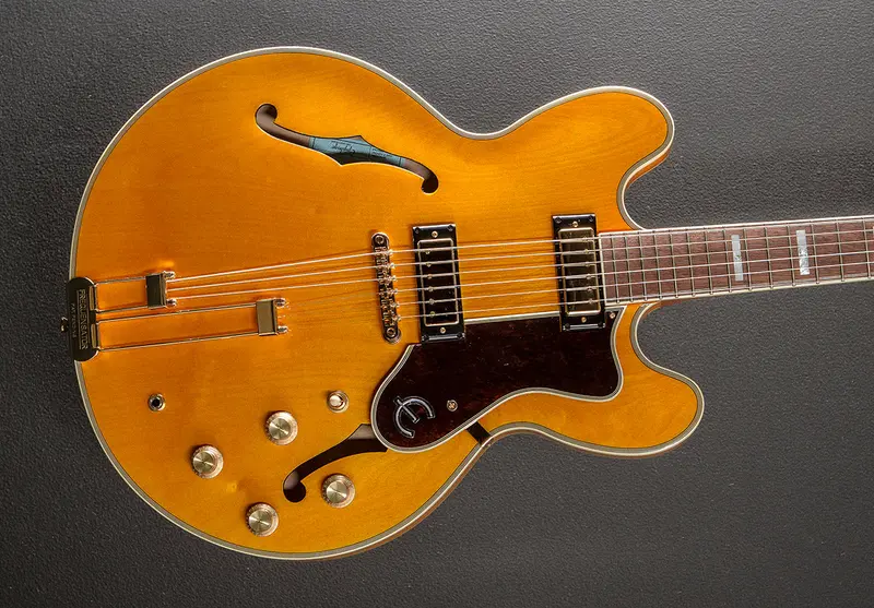 Epiphone Sheraton Hollowbody Electric Guitar – Natural Wood Tone