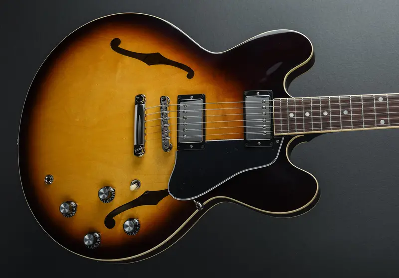 ES-335 Semi-Hollow Guitar – Vintage Burst Finish