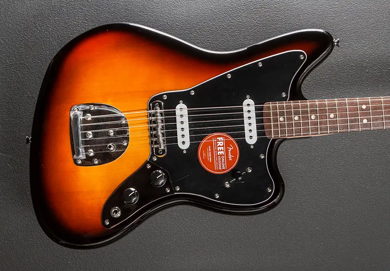 Fender Affinity Jaguar Electric Guitar – 3-Color Sunburst with Indian Laurel Fingerboard