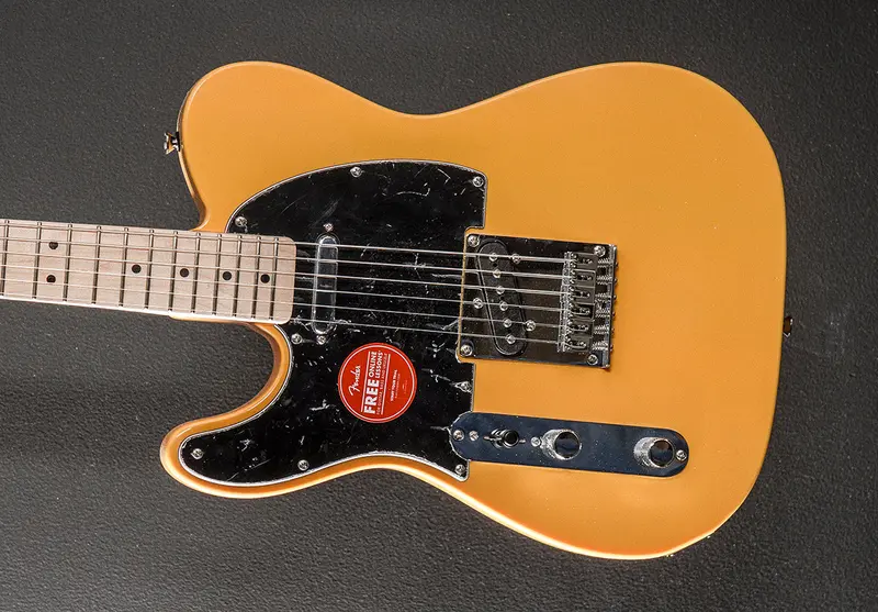 Fender Affinity Series Left-Handed Telecaster – Butterscotch Blonde with Maple Fingerboard
