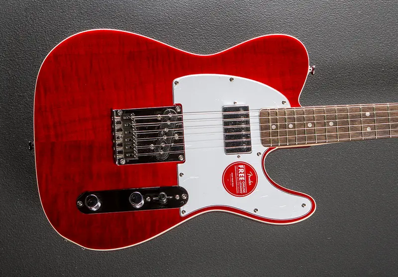 Fender Affinity Telecaster FMT SH – Crimson Red Transparent with Indian Laurel Fingerboard