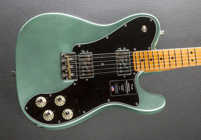 Fender American Professional II Telecaster Deluxe – Mystic Surf Green with Maple Fingerboard