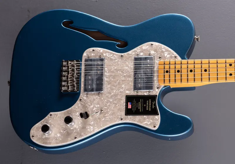 Fender American Vintage II 1972 Telecaster Thinline – Lake Placid Blue