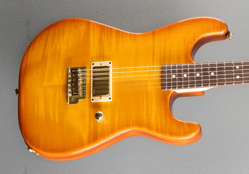 Fender Custom Shop San Dimas 1H FMT Electric Guitar in Amber Lager Burst