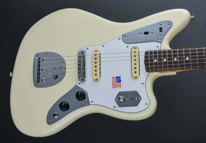 Fender Johnny Marr Jaguar Electric Guitar – Olympic White Finish