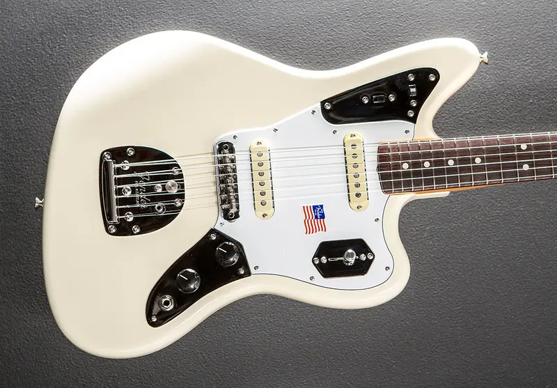 Fender Johnny Marr Jaguar in Olympic White