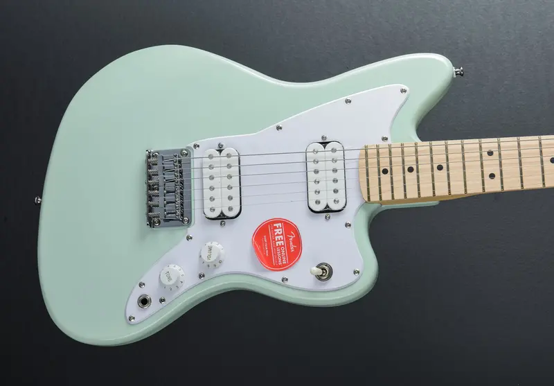 Fender Mini Jazzmaster HH Electric Guitar in Surf Green