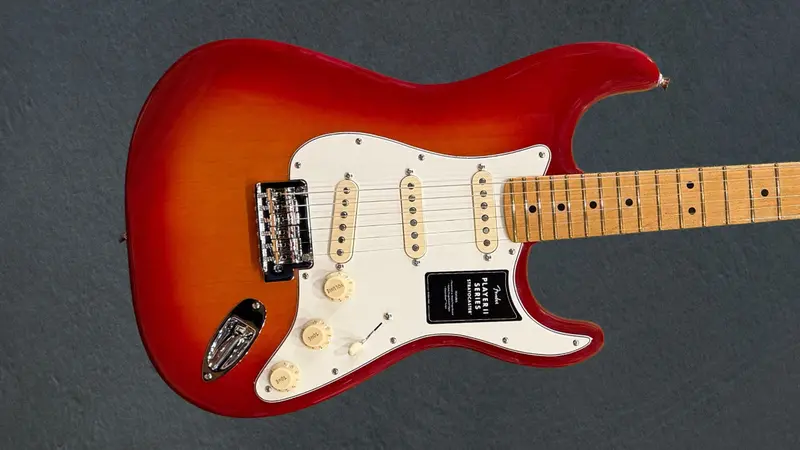 Fender Player II Stratocaster – Aged Cherry Burst with Maple Fingerboard