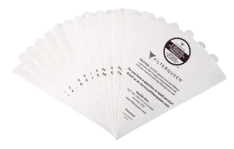 Filter Queen Cone Paper Vacuum Bags – 12-Pack + 2 Motor Filters, Model 5404011900
