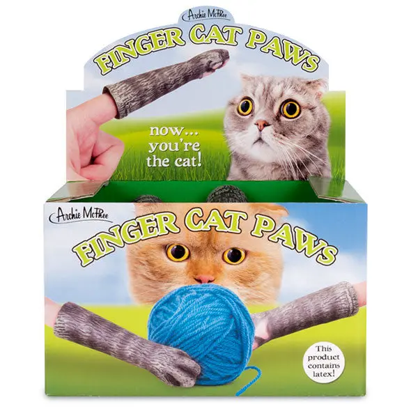 Finger Cat Paw Puppets – Bulk Pack