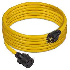 Firman L14-30P to L14-30R Generator Power Cord – 30-Amp Twist-Lock Extension