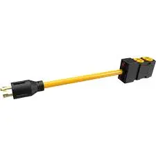 Firman L14-30P to Quad 5-20R Power Cord – 30-Amp Generator Output Cable