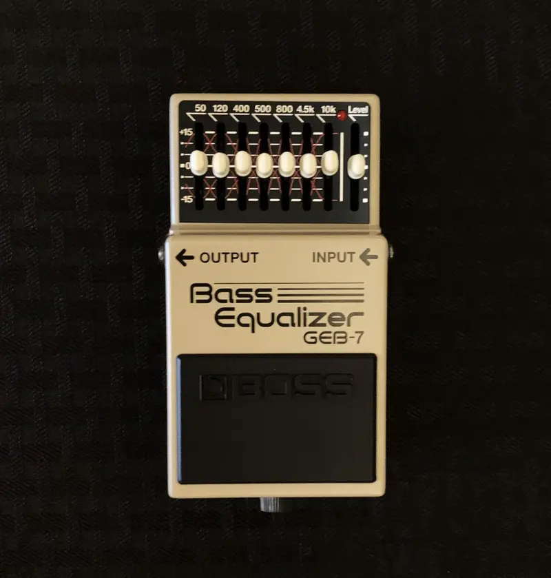 GEB-7 Bass Equalizer Pedal by Boss