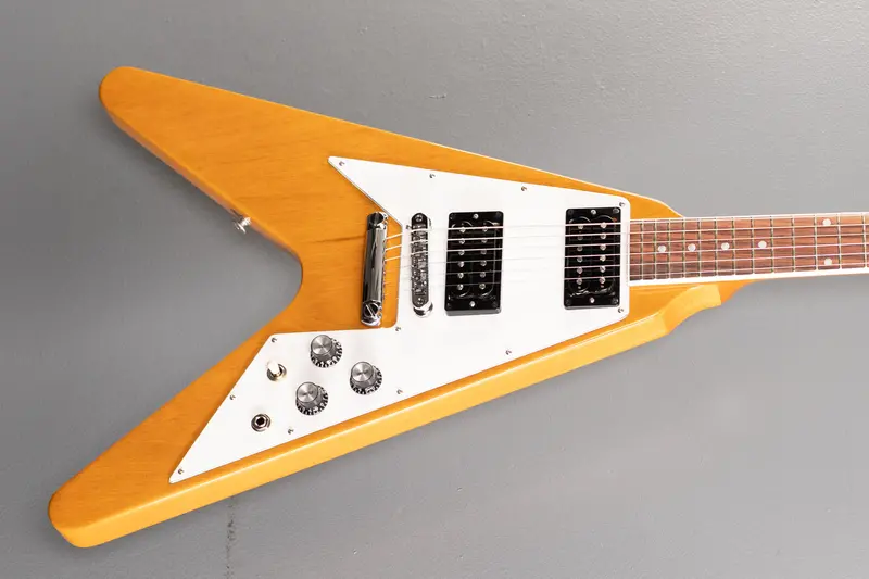 Gibson Flying V 1970s Style – Antique Natural Finish