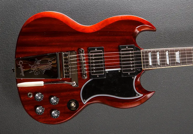 Gibson-Inspired 1964 SG Standard Reissue – Cherry Red with Maestro Vibrola