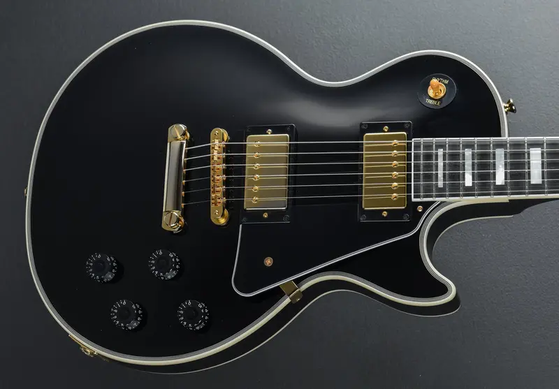 Gibson-Inspired Les Paul Custom Electric Guitar – 2024 Model