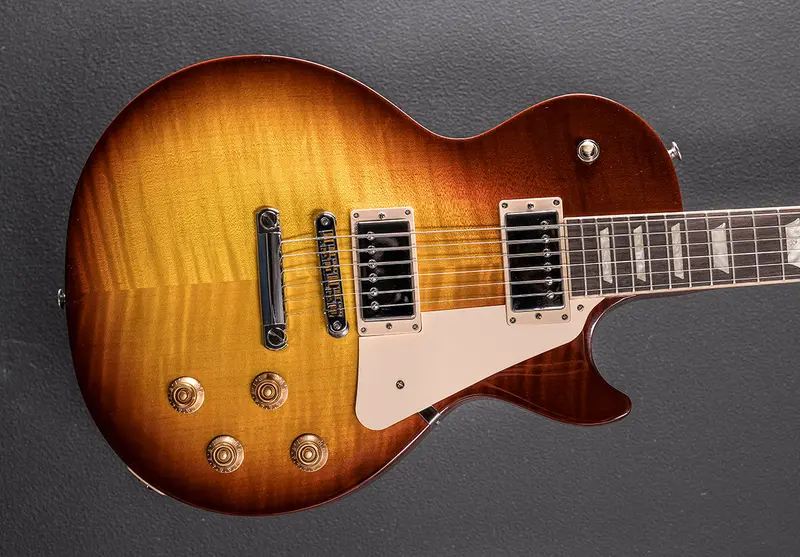Gibson Les Paul Studio Figured Top Electric Guitar in Iced Tea Finish