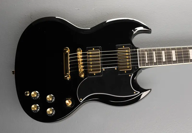 Gibson SG Custom Electric Guitar – Ebony Finish