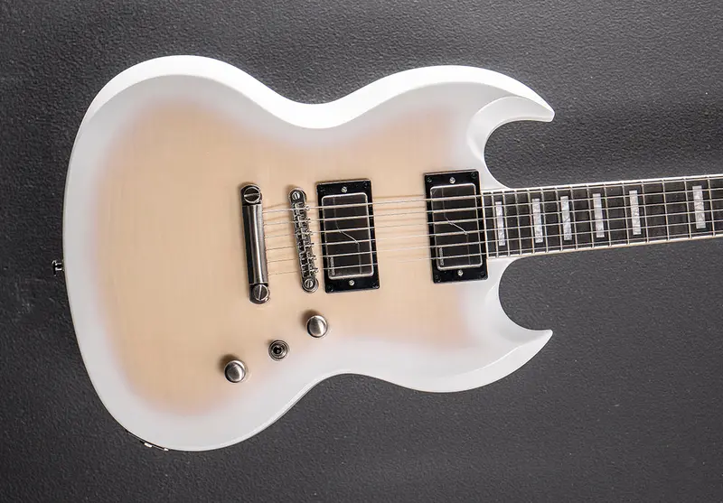 Gibson SG Prophecy Electric Guitar with Aged White Tiger Burst Finish