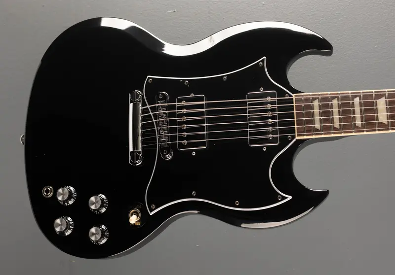 Gibson SG Standard Electric Guitar – Ebony Gloss Finish