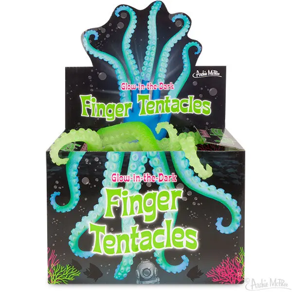 Glow-in-the-Dark Finger Tentacles – Bulk Pack