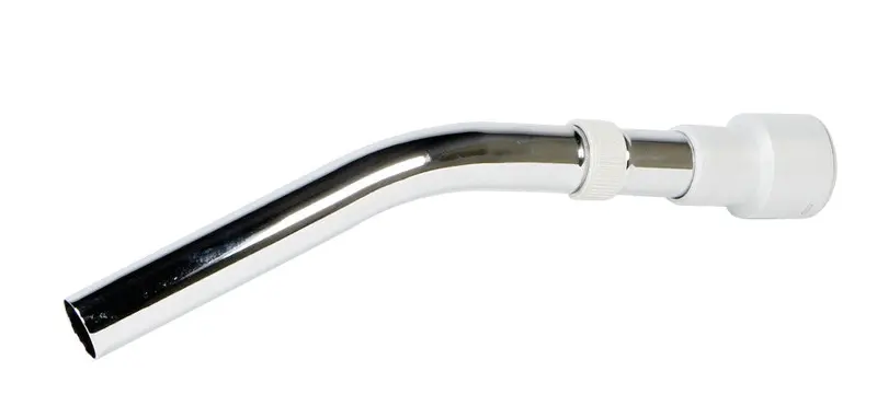 Gray Metal Vacuum Handle – 1-1/4″ with Hose Ends and Air Intake