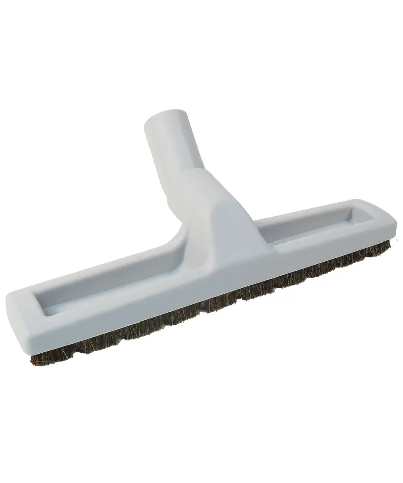 Gray Wheel-Mounted Floor Brush – 12-Inch (30.4 cm), 1.25-Inch (32 mm) Shaft