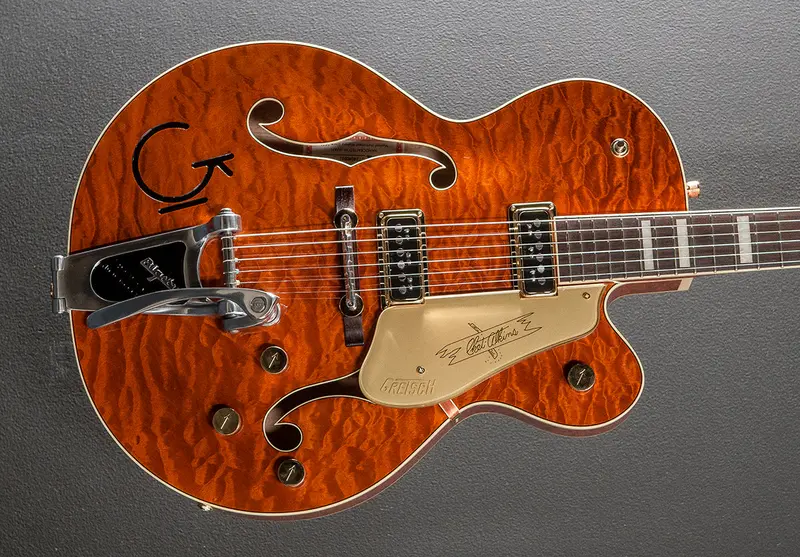 Gretsch G6120TGQM-56 Limited Edition Quilt Maple Chet Atkins Hollow Body with Bigsby