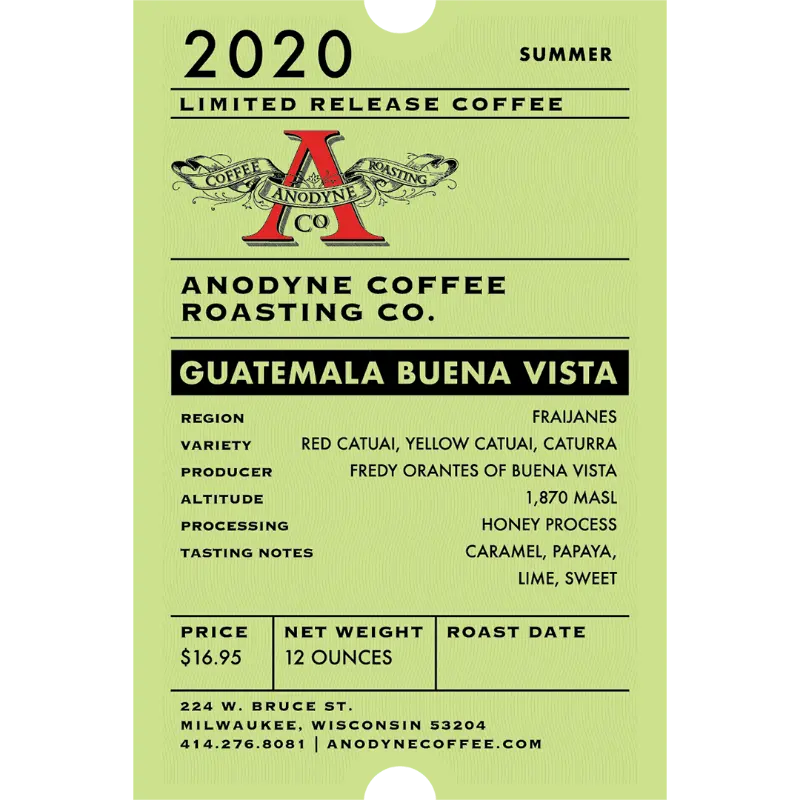 Guatemala Buena Vista Honey-Process Coffee