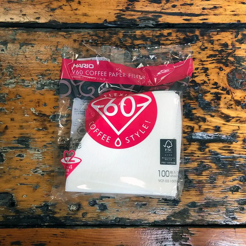 Hario V60 Size 02 Paper Coffee Filters (100 ct)