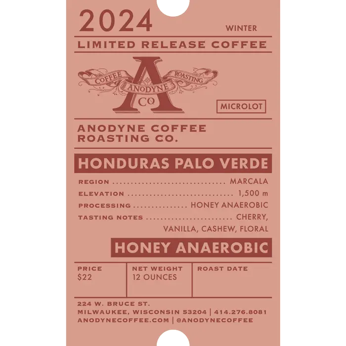 Honduras Palo Verde Honey-Processed Anaerobic Coffee