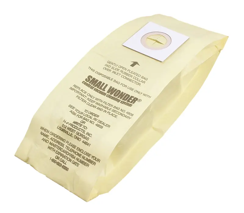 HP Small Wonder 5100 & 6460 Vacuum Paper Bags – Pack of 3 (Model 4908)