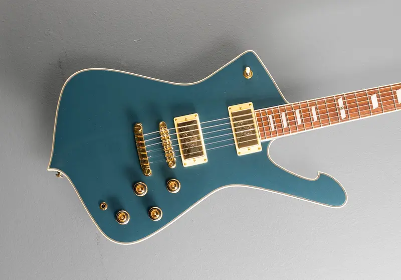 Ibanez IC420 Iceman Electric Guitar – Antique Blue Metallic