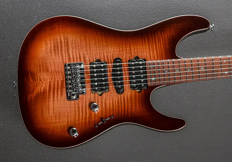 Ibanez Prestige AZ2407F Electric Guitar in Brownish Sphalerite Finish