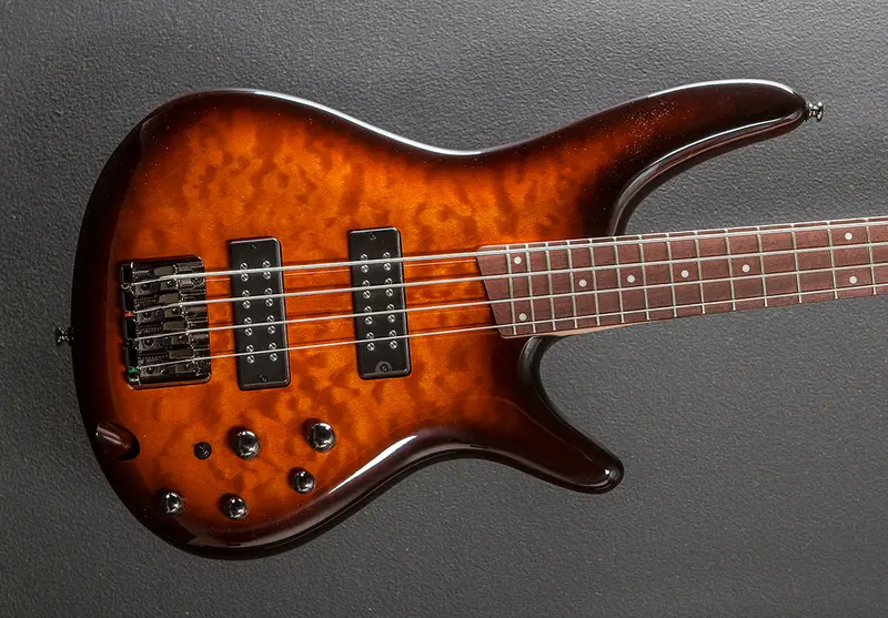 Ibanez SR400EQM Bass in Dragon Eye Burst
