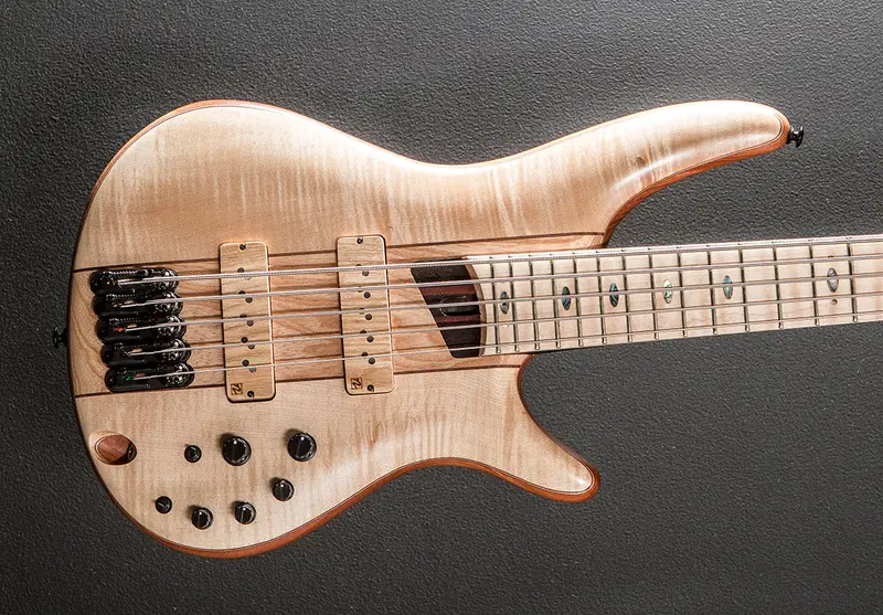 Ibanez SR5FMDX2 5-String Bass – Natural Low-Gloss Finish