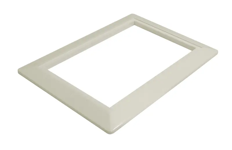 Ivory Central Vacuum Inlet Cover Plate – Canplas Model 791600