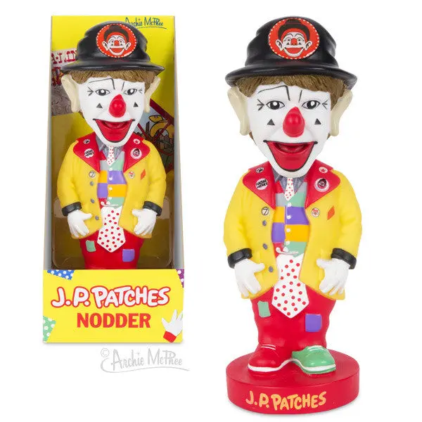 J.P. Patches Bobblehead Nodder – Animated Seattle TV Icon Figurine