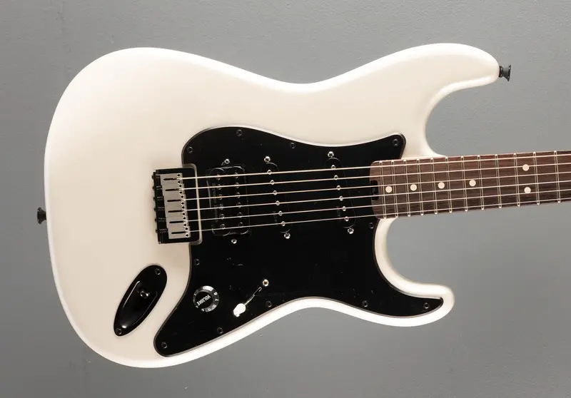 Jake E Lee Signature Pro-Mod So-Cal HSS Electric Guitar in Pearl White with Reverse Wound Neck Pickup