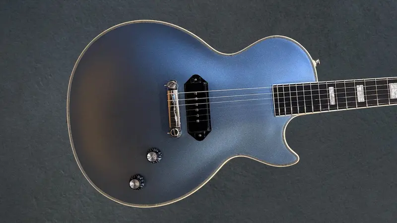 Jared James Nichols Signature Les Paul Custom – Aged Pelham Blue Finish