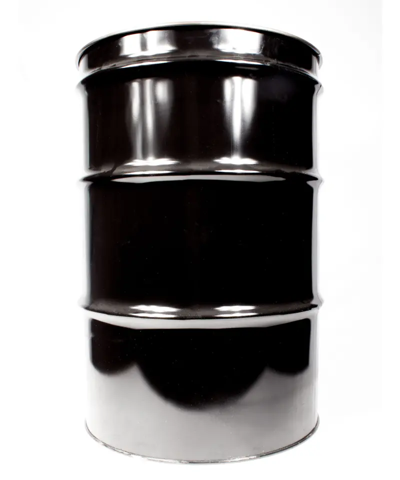 Johnny Vac 45-Gallon Black Storage Drum