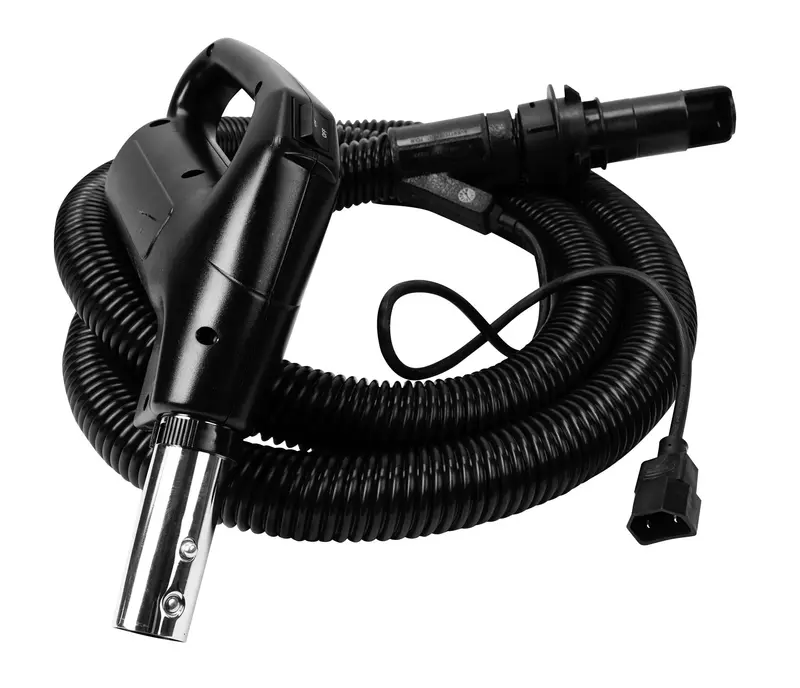 Johnny Vac AS6 8-Foot Electric Hose with Gas-Pump-Style Handle – Black