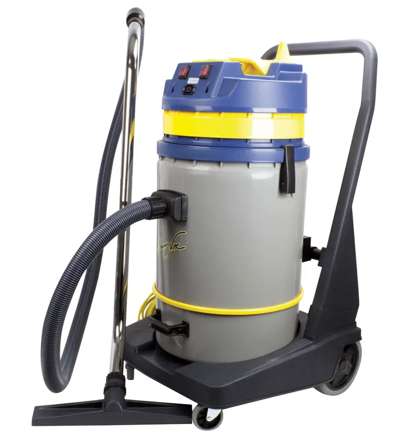Johnny Vac Dual-Motor Wet/Dry Vacuum – 60.5L (16 Gal) Tilt-Frame Design with Electric Brush Port JV420P