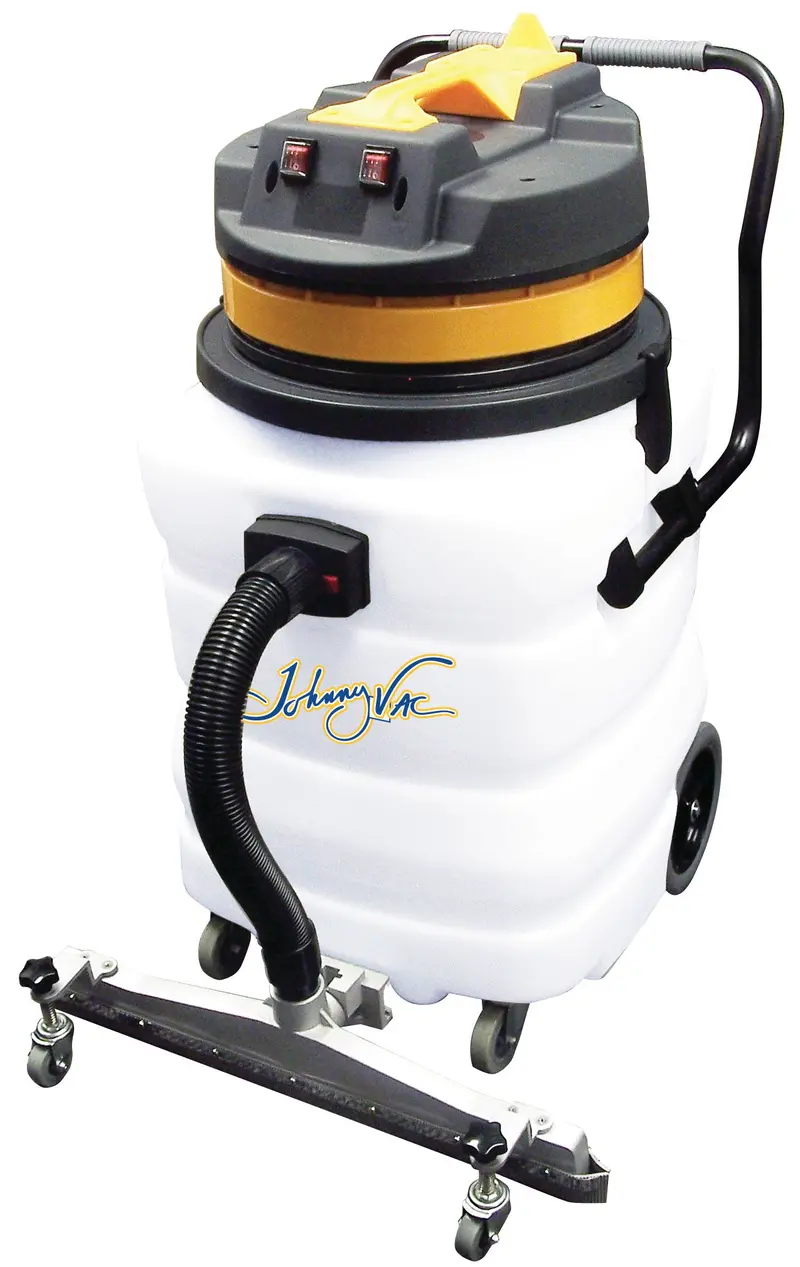 Johnny Vac Heavy-Duty Wet/Dry Vacuum – 85L (22 Gal) Dual-Motor with Integrated Squeegee & Power Port JV420HD2